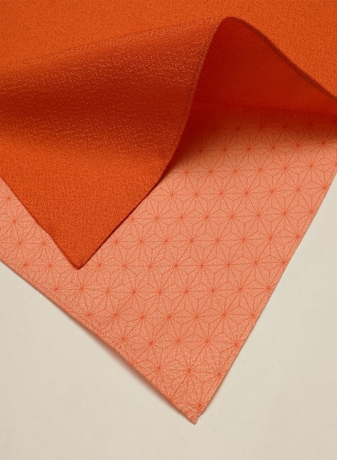 COTONOHA Kyoto Saibi Kimono Style Furoshiki & Small Furoshiki Set -Japanese wrapping cloth- For Gift Bag (Double-Sided Dyeing Vermilion) - Image 4